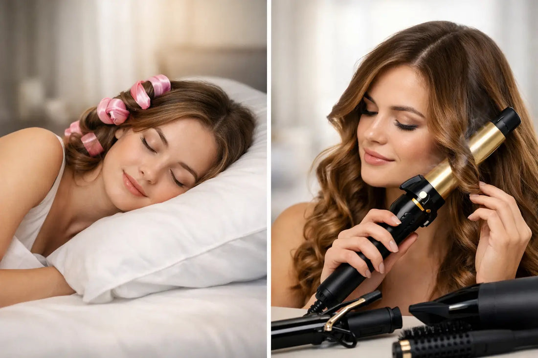 Overnight Curl Comparison: Heatless vs. Hot Tools