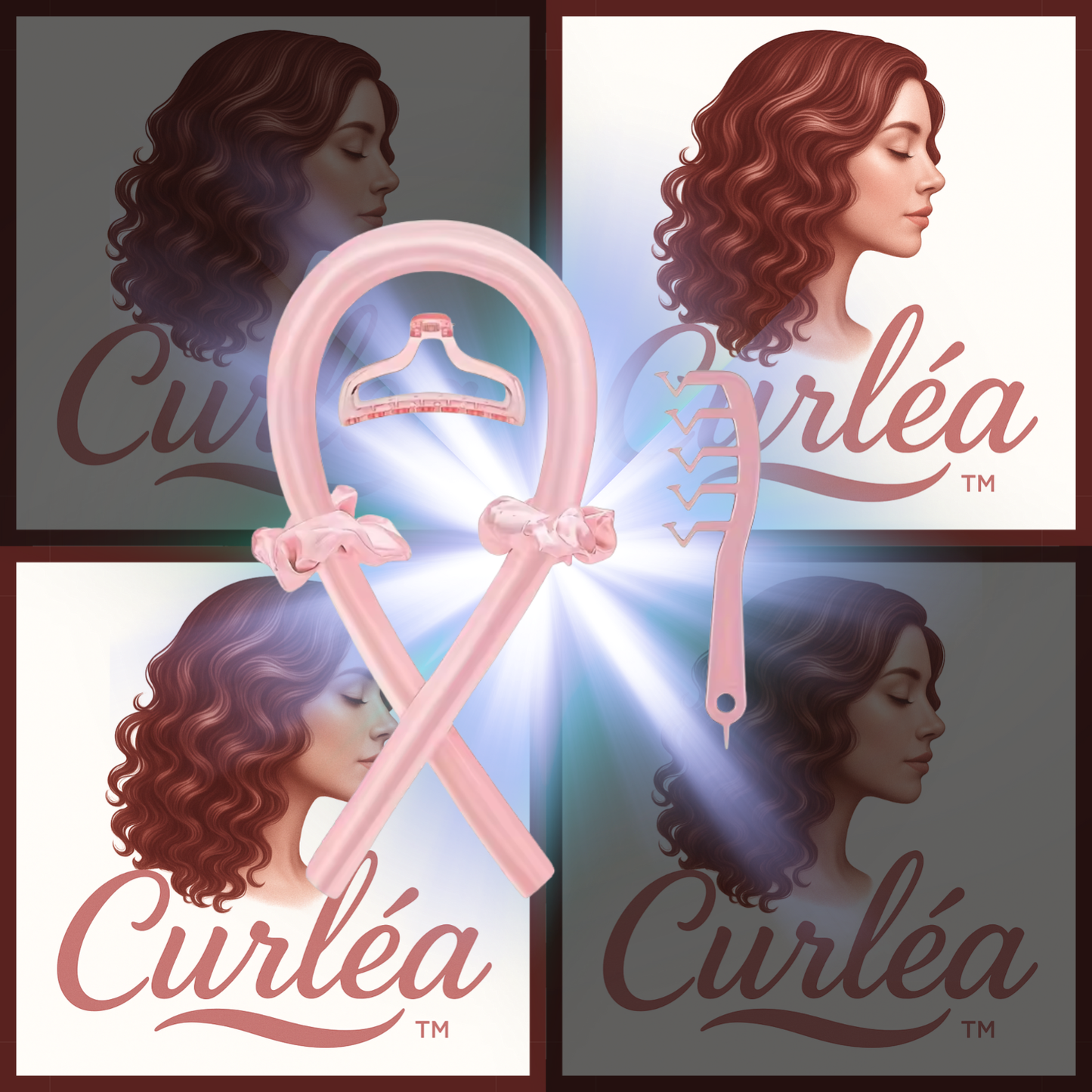 Curléa™ – Luxurious Heatless Curler Set