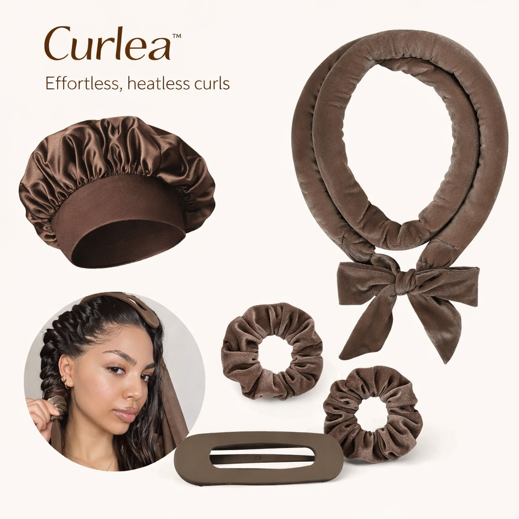Curléa™ 3-in-1 Heatless Curl Set