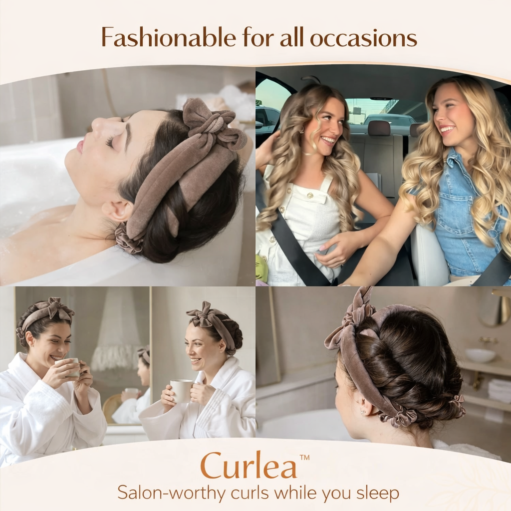 Curléa™ 3-in-1 Heatless Curl Set