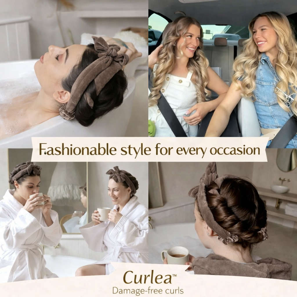 Curléa™ 3-in-1 Heatless Curl Set