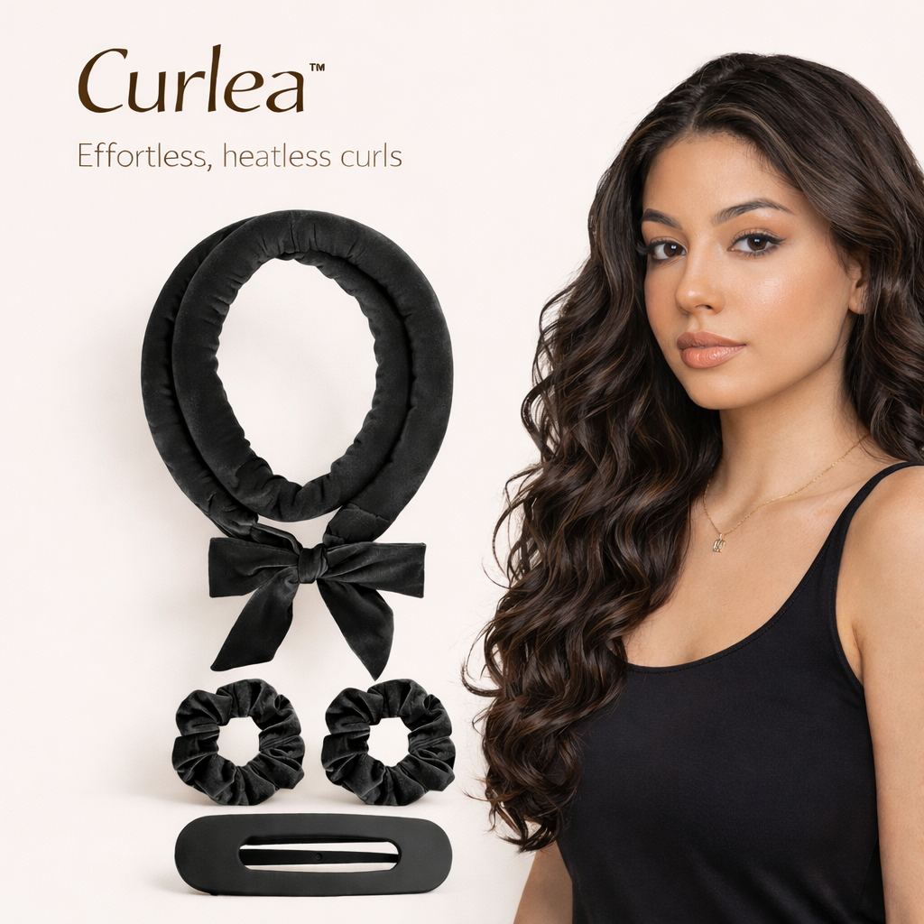 Curléa™ 3-in-1 Heatless Curl Set
