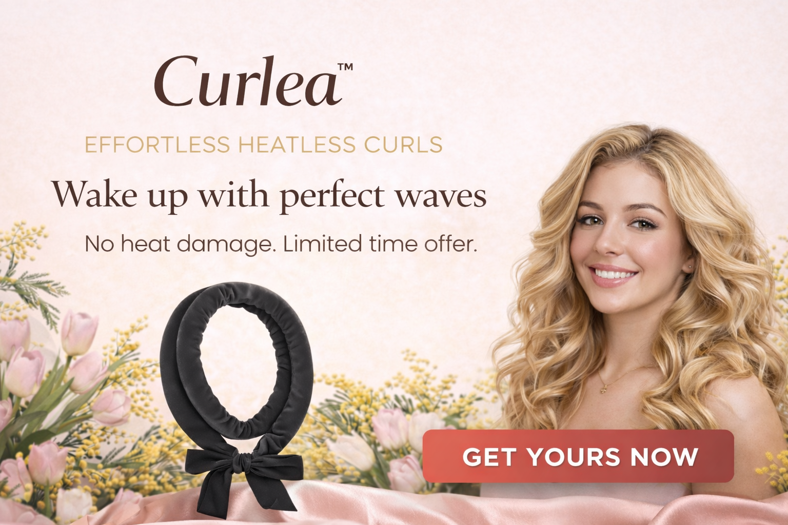 Curléa™ 3-in-1 Heatless Curl Set